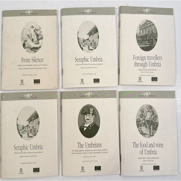 Umbria Parola Booklets On Umbrian History Culture English Text Set Of 6 Travel S - Picture 1 of 12